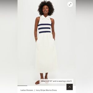 Tuckernuck Ivory Stripe Marina Dress